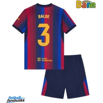 Barcelona Alejandro Balde #3 Hjemmedraktsett Barn 2026-27 Kortermet (+ Korte bukser)